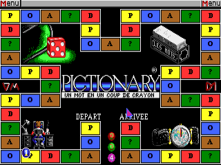 Pictionary screenshot 2 for Amiga